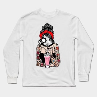 Delta Rose milkshake 3 Long Sleeve T-Shirt